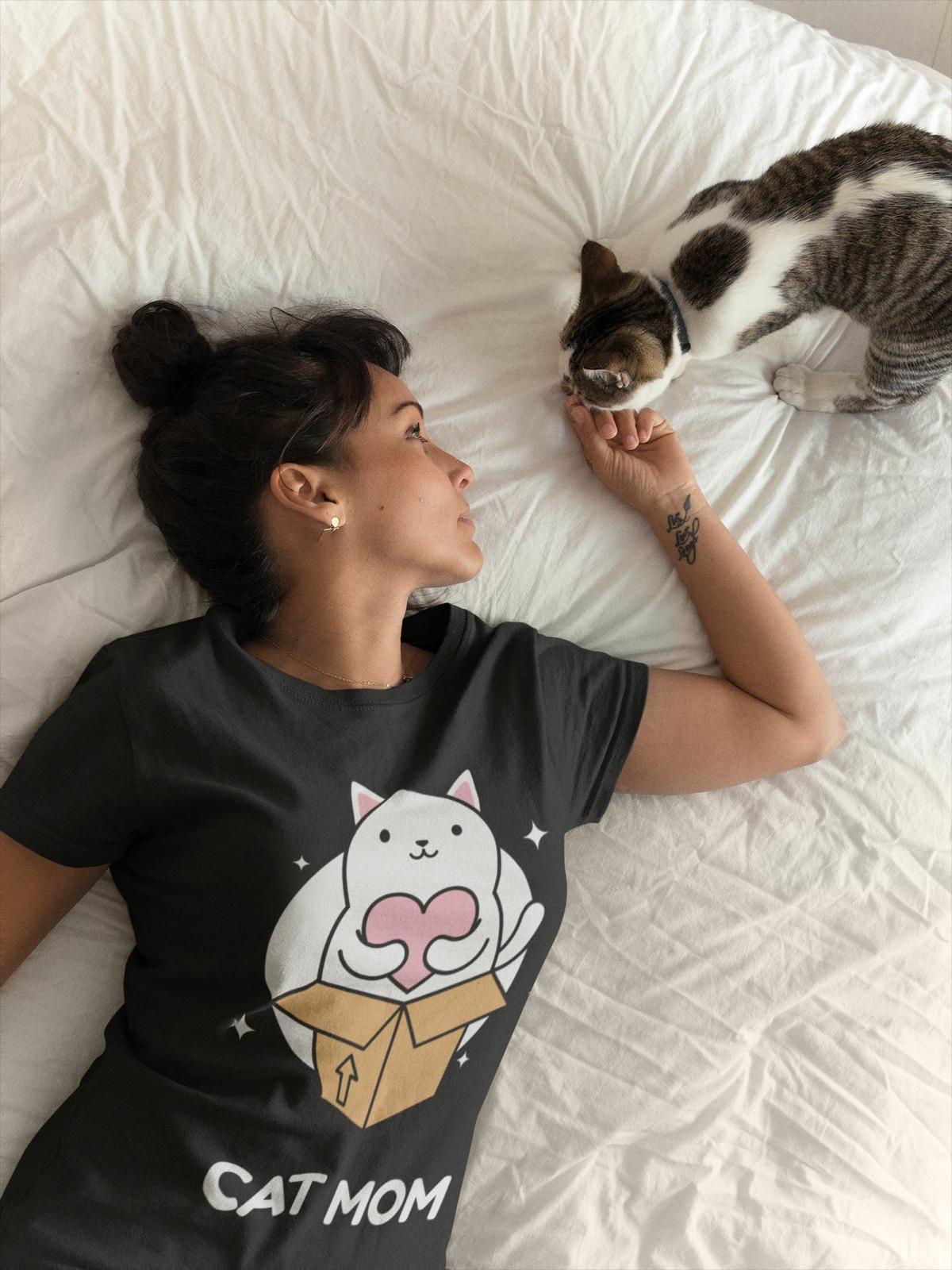 CAT MOM - Katzen T-Shirt Mens Womens Tees Top Damen Bio Baumwolle M
CAT MOM - Katzen T-Shirt Mens Womens Tees Top Damen Bio Baumwolle M