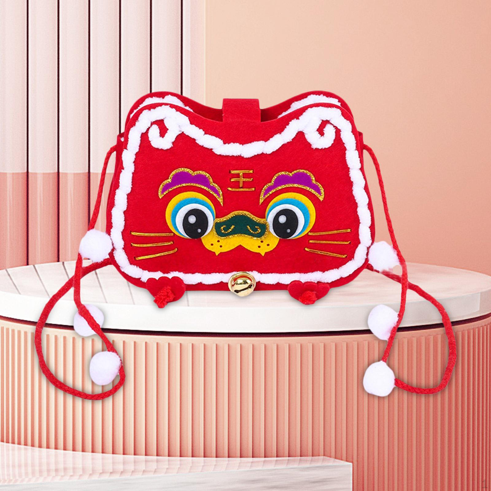 Beginner Shoulder Bag Sewing Material Sew Accessories Gift Felt Cloth DIY Bags Making Kit for Lunar Tiger
Beginner Shoulder Bag Sewing Material Sew Accessories Gift Felt Cloth DIY Bags Making Kit for Lunar Tiger