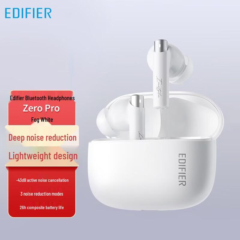 Edifier Zero Pro True Wireless Active Noise Cancelling Earbuds
Edifier Zero Pro True Wireless Active Noise Cancelling Earbuds