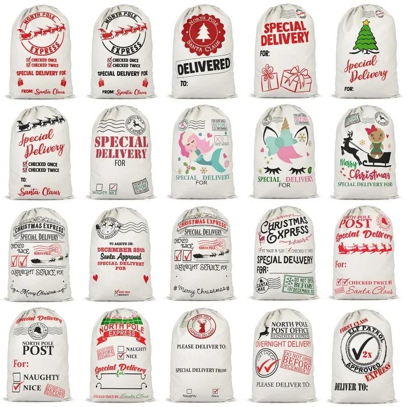 48x64cm Christmas Santa Sack Santa Bag Christmas Gift Bag Cotton with Drawstring Christmas Decoration Supplies New Year 48x64cm
48x64cm Christmas Santa Sack Santa Bag Christmas Gift Bag Cotton with Drawstring Christmas Decoration Supplies New Year 48x64cm
