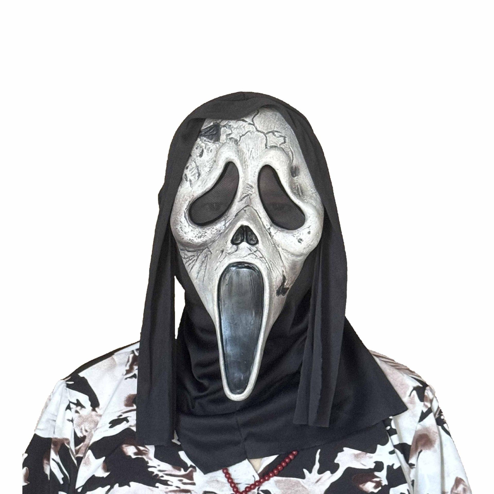 Halloween horror mask with scream sound6Death COS Adult clothing COS Ghost prop with a ghost face Screams of terror6Mask
Halloween horror mask with scream sound6Death COS Adult clothing COS Ghost prop with a ghost face Screams of terror6Mask