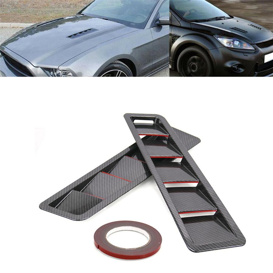 Universal Car Hood Vent Louver Scoop Cover Bonnet Vents Air Flow Intake Carbon Fiber Look With Red Line
Universal Car Hood Vent Louver Scoop Cover Bonnet Vents Air Flow Intake Carbon Fiber Look With Red Line