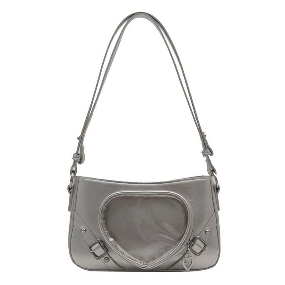 Сумка через плечо Itabag Y2K Silver с прозрачным сердцем на молнии, забавная сумка Kawaii для женщин синий
Сумка через плечо Itabag Y2K Silver с прозрачным сердцем на молнии, забавная сумка Kawaii для женщин синий