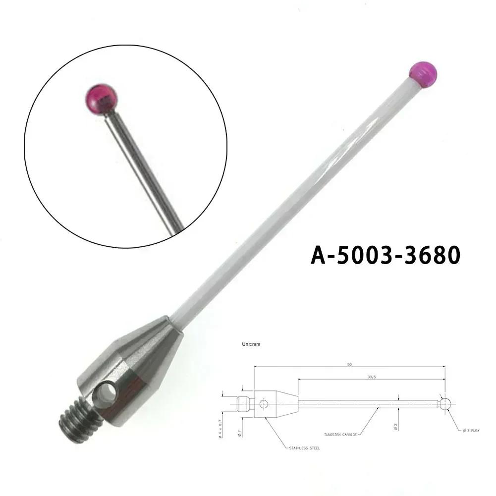 A-5003-3680 CMM Probe Touch Stylus Ceramic M4 Thread 3mm Tip Long For CNC Machine Tool Accessories 50mm 1pc
A-5003-3680 CMM Probe Touch Stylus Ceramic M4 Thread 3mm Tip Long For CNC Machine Tool Accessories 50mm 1pc