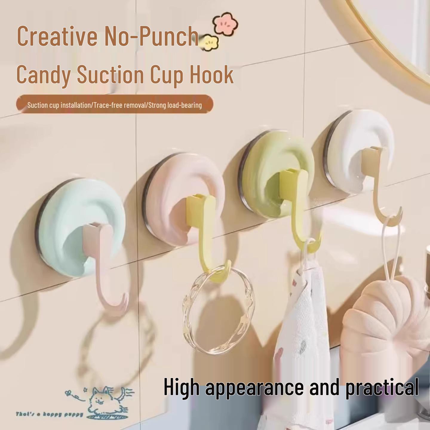 Цветной крючок на присоске: Прочная конструкция без сверления для кухни и ванной комнаты
Цветной крючок на присоске: Прочная конструкция без сверления для кухни и ванной комнаты