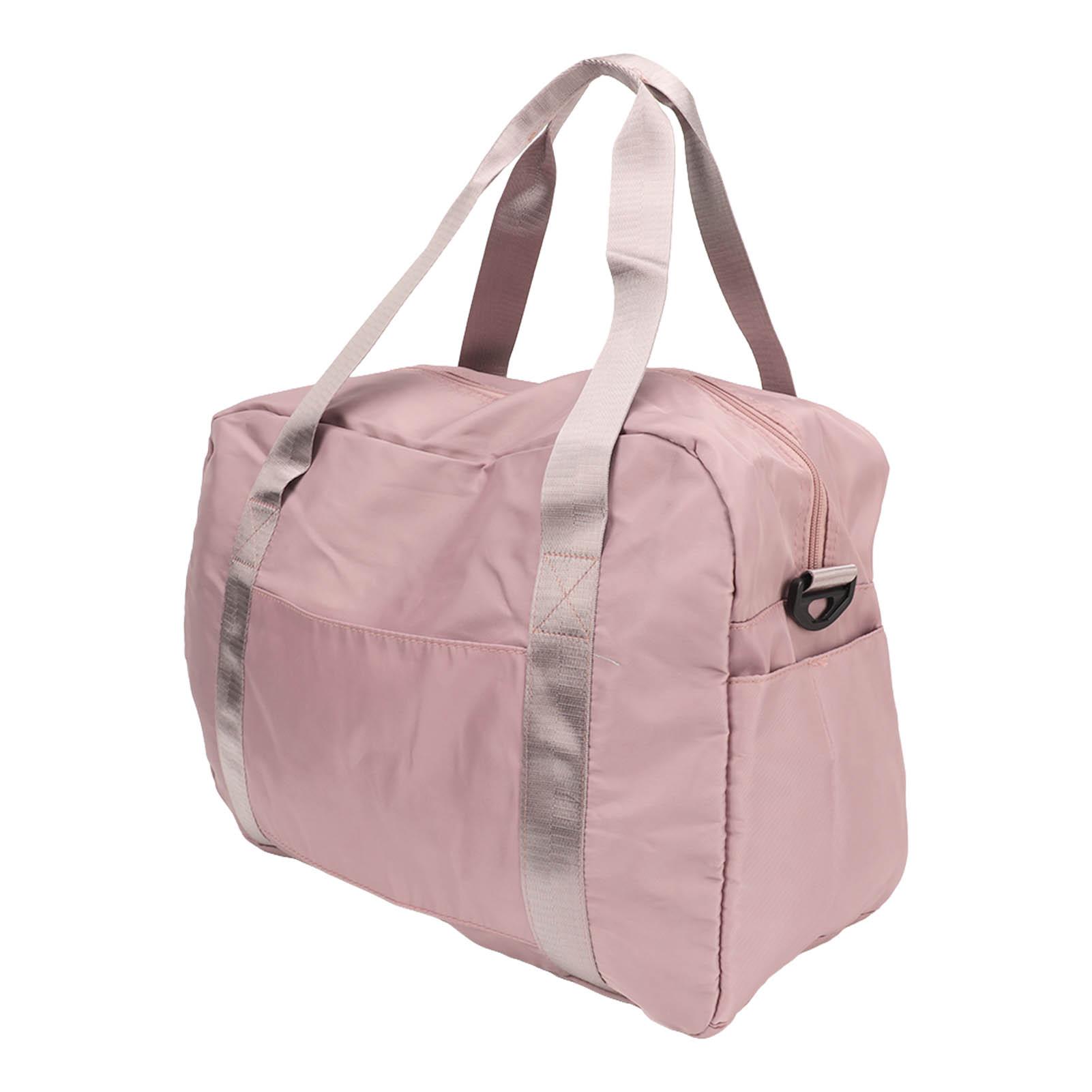 Gym Bag for Women Nylon Weekender Overnight Duffel Bag with Adjustable Shoulder Strap for Travel Sports Workout Pink
Gym Bag for Women Nylon Weekender Overnight Duffel Bag with Adjustable Shoulder Strap for Travel Sports Workout Pink