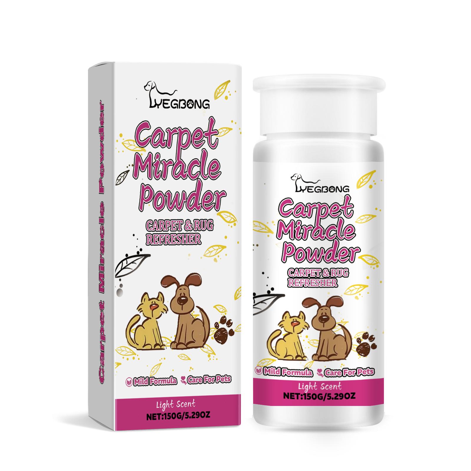 Yegbong Pet Carpet Deodoring Powder Clean Pet Carpet Remove Deodorizing Powder 150g
Yegbong Pet Carpet Deodoring Powder Clean Pet Carpet Remove Deodorizing Powder 150g