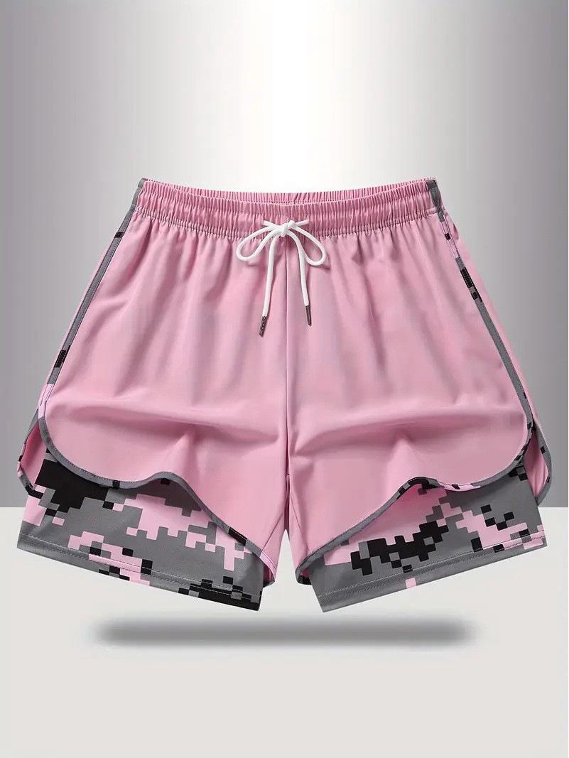 Pocketed Sports Shorts with Elastic Drawstring for Coverage Large рожевий
Pocketed Sports Shorts with Elastic Drawstring for Coverage Large рожевий