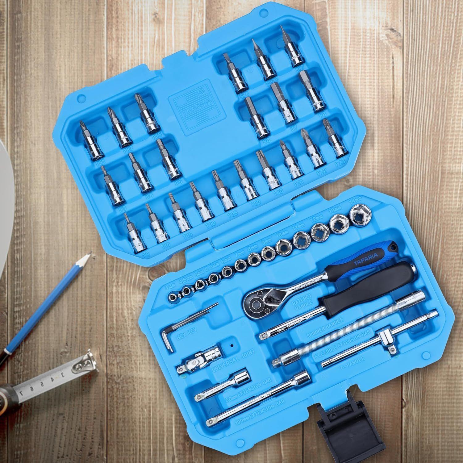 Набор стальных торцевых головок SA46 (Синий, 46 штук)
Набор стальных торцевых головок SA46 (Синий, 46 штук)