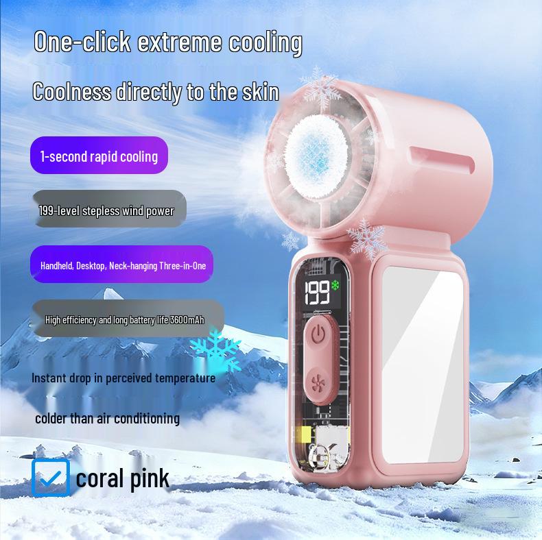 New Style High-Speed USB Handheld Neck Fan: 199 Gear Large Wind Outdoor Cooling 89*43*35.5mm
New Style High-Speed USB Handheld Neck Fan: 199 Gear Large Wind Outdoor Cooling 89*43*35.5mm