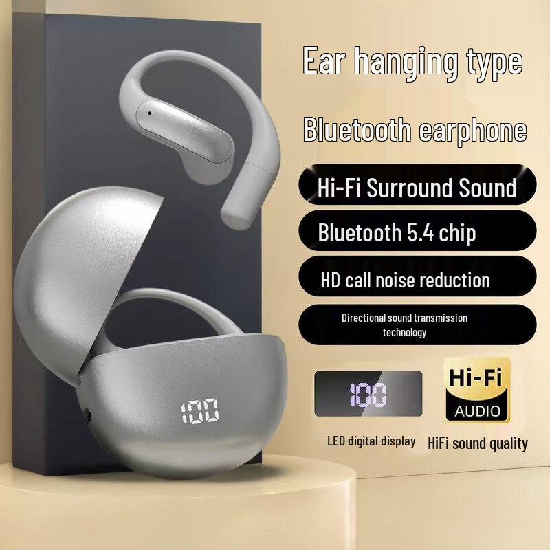 Bluetooth Non-In-Ear Earbuds with Digital Display, Long Battery Life, HD Calls, and Superior Sound Quality - Model M118
Bluetooth Non-In-Ear Earbuds with Digital Display, Long Battery Life, HD Calls, and Superior Sound Quality - Model M118