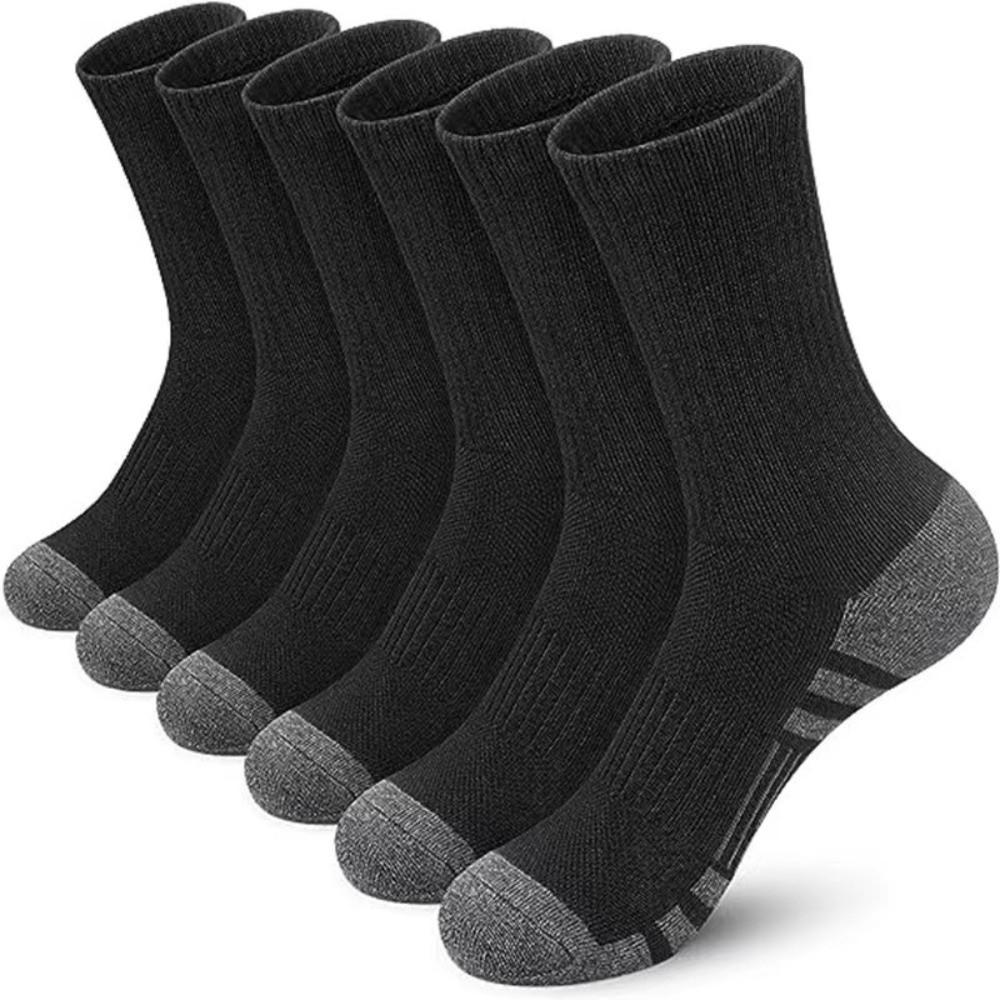 6 Pairs Breathable Men s Outdoor Socks Comfortable Soft Ground-Gripping Gym Socks Performance Cushioned Athletic Socks One Size чёрный
6 Pairs Breathable Men s Outdoor Socks Comfortable Soft Ground-Gripping Gym Socks Performance Cushioned Athletic Socks One Size чёрный