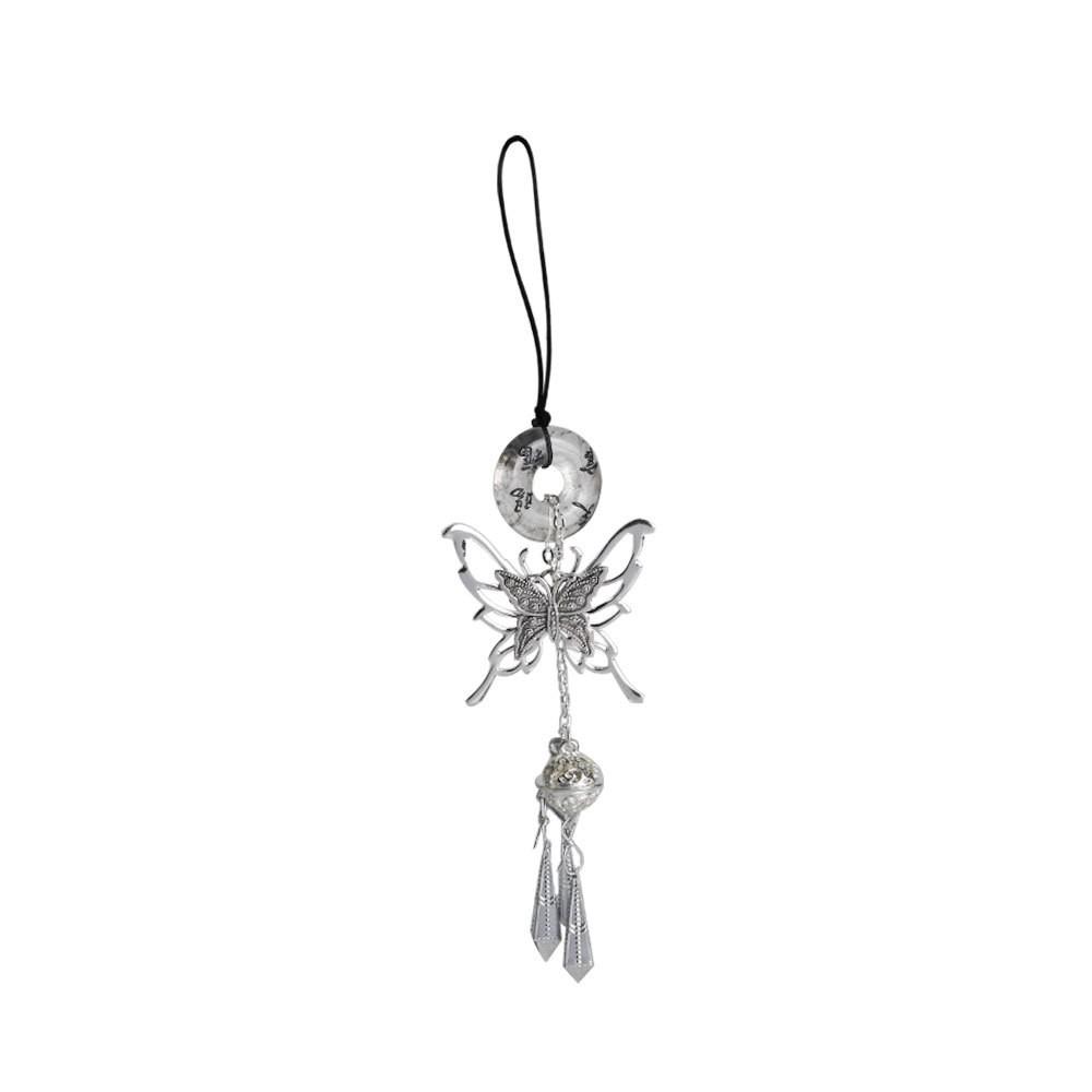 New Chinese Style Tian Guan Ci Fu Peace Buckle Pendant with Hollow Butterfly and Tassel - Ancient God of Wealth Design
New Chinese Style Tian Guan Ci Fu Peace Buckle Pendant with Hollow Butterfly and Tassel - Ancient God of Wealth Design