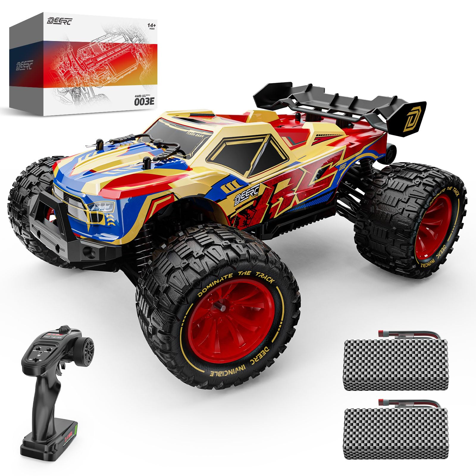 DEERC радиоуправляемый для дистанционного управления RC High бесщеточный 4 колеса 2 пробега за 40 для начальной школы младших классов средней школы рождественский подарок 003E автомобиль,
DEERC радиоуправляемый для дистанционного управления RC High бесщеточный 4 колеса 2 пробега за 40 для начальной школы младших классов средней школы рождественский подарок 003E автомобиль,