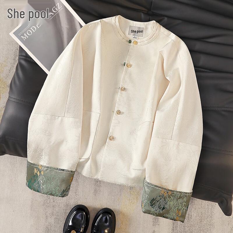 Женский топ с длинным рукавом в новом китайском стиле, жаккардовый L
Женский топ с длинным рукавом в новом китайском стиле, жаккардовый L