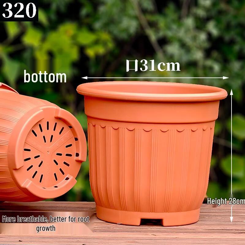 European Roman Style Red Flower Pot with Tray
European Roman Style Red Flower Pot with Tray