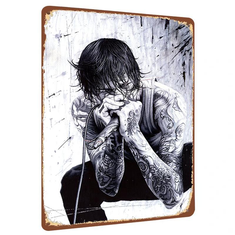 Custom Rock Style Character Metal Wall Art Creative Home Decor Bedroom Living Room Hanging Decoration 20x30cm(7.8x11.8inch)
Custom Rock Style Character Metal Wall Art Creative Home Decor Bedroom Living Room Hanging Decoration 20x30cm(7.8x11.8inch)