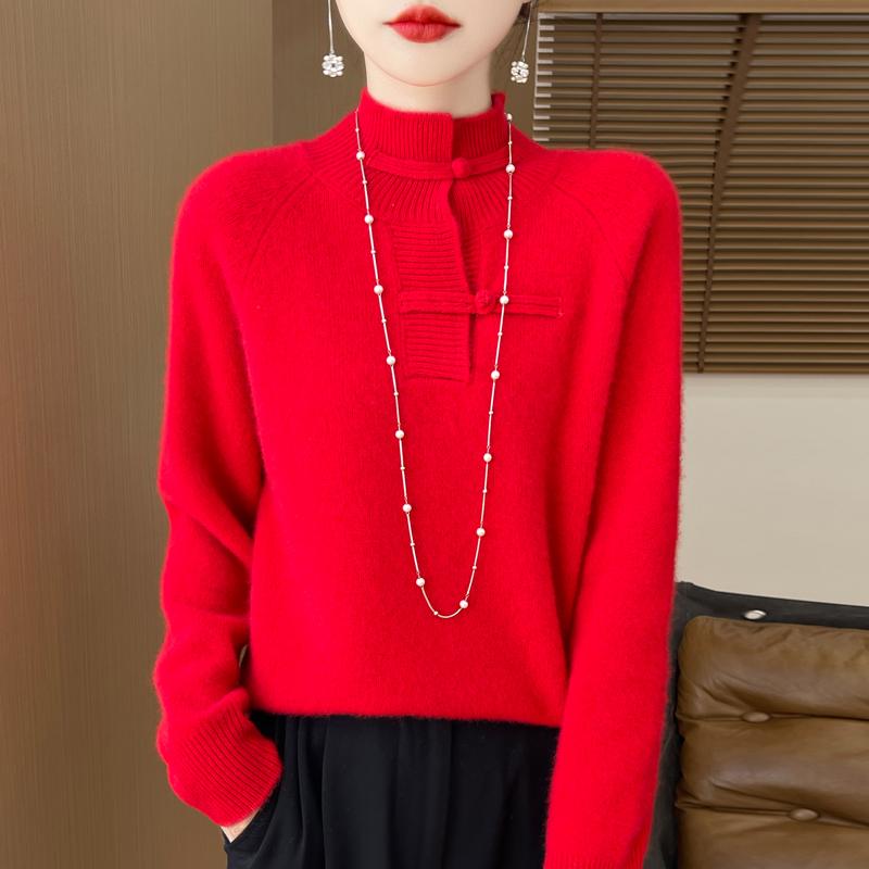 Женский свитер 100% шерсть водолазка вязаный пуловер толстые зимние джемперы женские трикотажные топы XL красный
Женский свитер 100% шерсть водолазка вязаный пуловер толстые зимние джемперы женские трикотажные топы XL красный