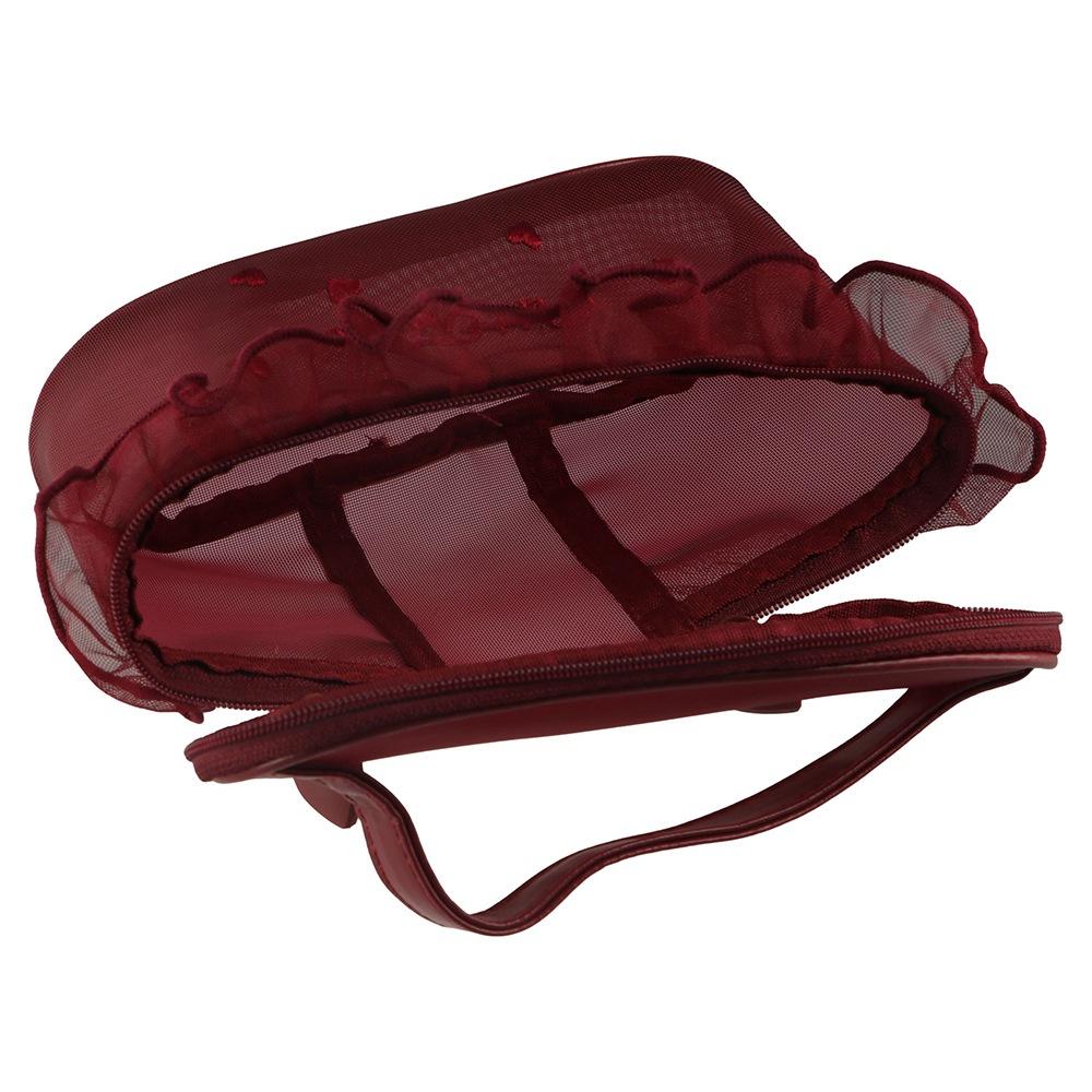 Cosmetic Case Mesh Cosmetic Bag Zipper Embroidered Makeup Bag Portable Mesh Coin Purse Travel Red-StyleA
Cosmetic Case Mesh Cosmetic Bag Zipper Embroidered Makeup Bag Portable Mesh Coin Purse Travel Red-StyleA