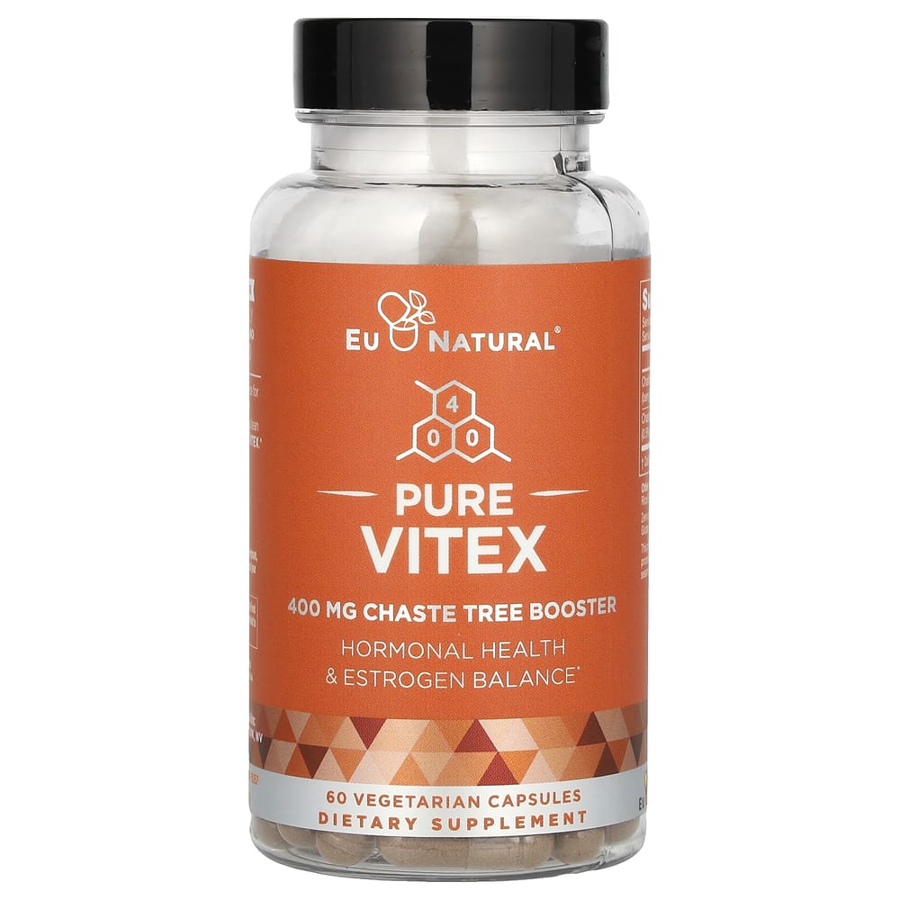 iHerb EuNatural Vitex 400mg Veggie Capsules, 60 Count 60 pcs - 1 ea
iHerb EuNatural Vitex 400mg Veggie Capsules, 60 Count 60 pcs - 1 ea