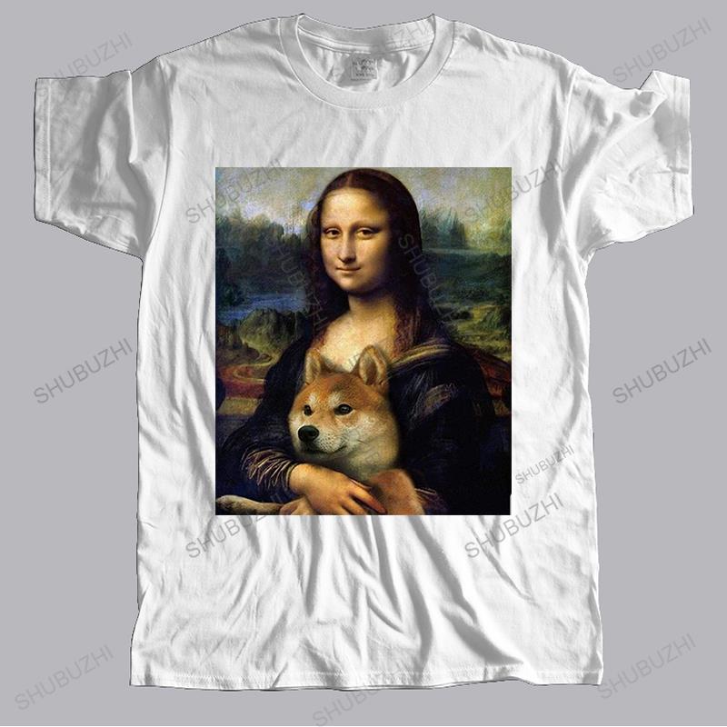 Men Cotton T Shirt Summer Brand vintage Tshirt Mona Lisa Shiba Inu Doge unisex oneck high quality tee shirts cool short sleeve S
Men Cotton T Shirt Summer Brand vintage Tshirt Mona Lisa Shiba Inu Doge unisex oneck high quality tee shirts cool short sleeve S