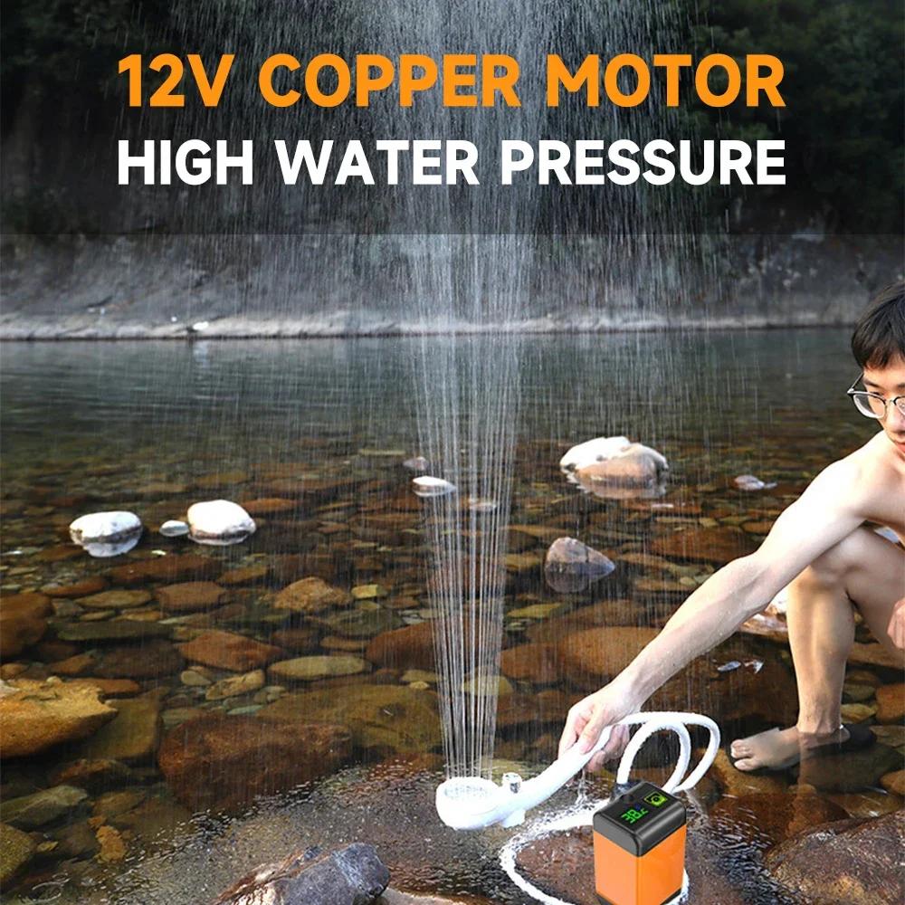 Outdoor Electric Shower Portable Shower Pump USB Rechargeable Waterproof Sprinkler Shower Head for Camping Travel Pet Watering
Outdoor Electric Shower Portable Shower Pump USB Rechargeable Waterproof Sprinkler Shower Head for Camping Travel Pet Watering