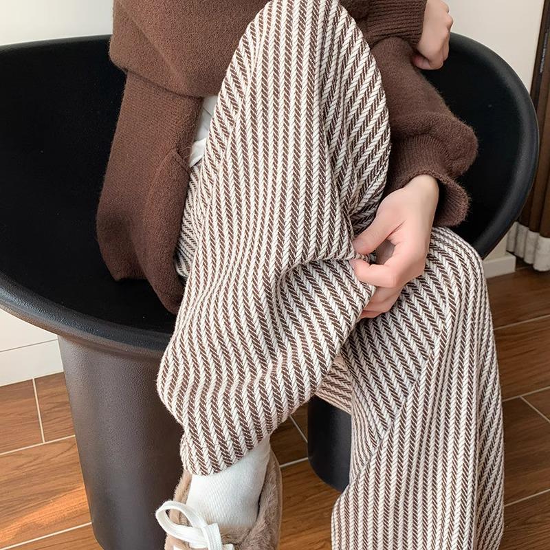 Retro Petite Striped Wide-Leg Drawstring Pants - 145cm Knit Women s Casual Autumn/Winter XS (suggested: 60-79 lbs)
Retro Petite Striped Wide-Leg Drawstring Pants - 145cm Knit Women s Casual Autumn/Winter XS (suggested: 60-79 lbs)