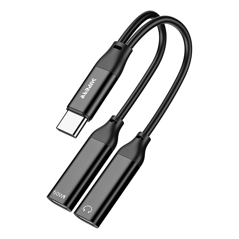 SUPERV ca01 USB-C & audio distribution cable (2in1 PD60W 24bit/48khz) fast charging branch conversion iPhone15 onwards Android Other compatible (11cm
SUPERV ca01 USB-C & audio distribution cable (2in1 PD60W 24bit/48khz) fast charging branch conversion iPhone15 onwards Android Other compatible (11cm