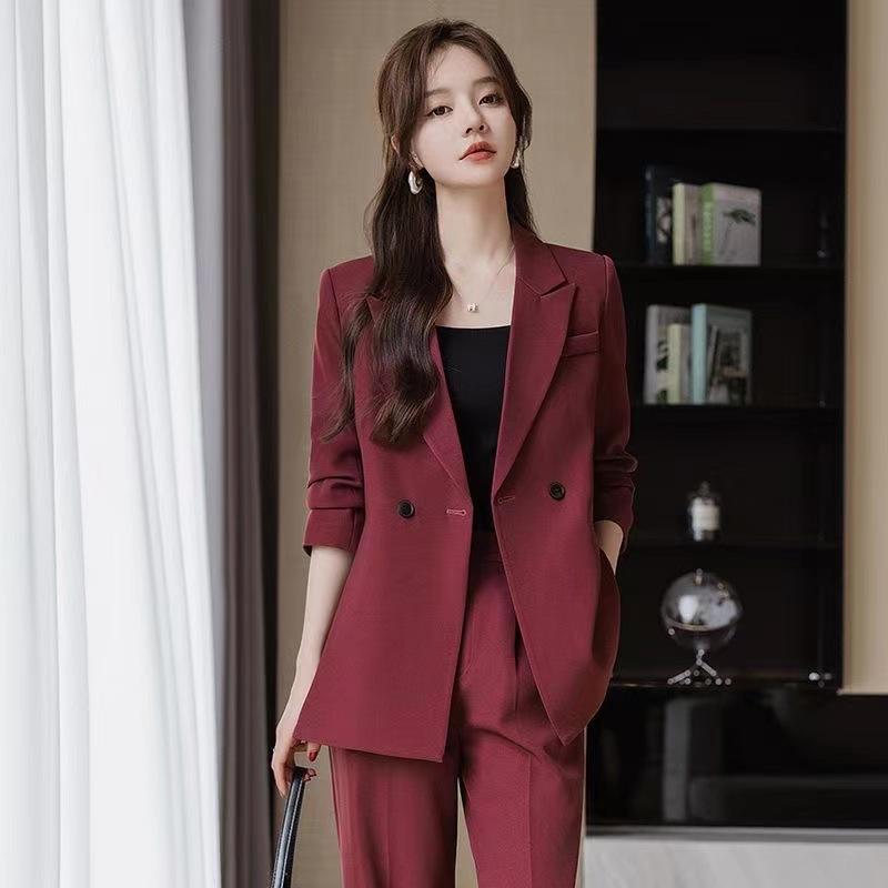 Women s Sports Jacket And Wide Leg Pants Two-piece Suit Casual Commuting Office Attire XXXL бордовий
Women s Sports Jacket And Wide Leg Pants Two-piece Suit Casual Commuting Office Attire XXXL бордовий