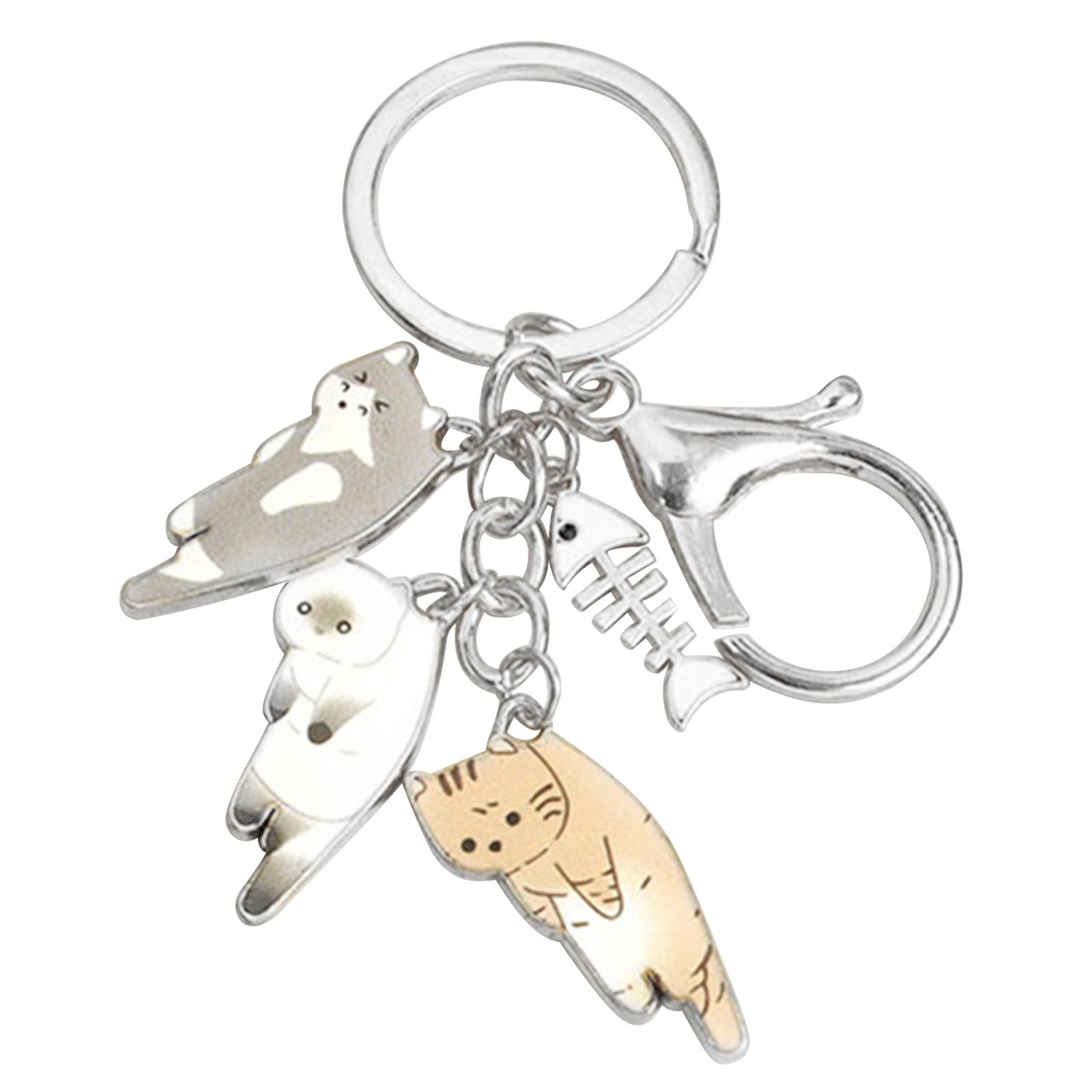 Fashion Cat Fish Bone Keychain Alloy Material Keyring Jewelry Cat Fish Bone Keyring Handbag Accessories for Women Men серебряный
Fashion Cat Fish Bone Keychain Alloy Material Keyring Jewelry Cat Fish Bone Keyring Handbag Accessories for Women Men серебряный
