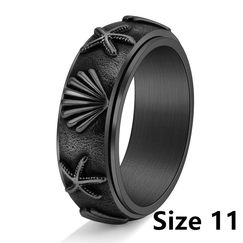 Ocean Beach Men S Ring Vintage Cast Starfish Shell Spinner Ring Anti-Anxiety Rings Goth Accessories Party Zircon Gifts
Ocean Beach Men S Ring Vintage Cast Starfish Shell Spinner Ring Anti-Anxiety Rings Goth Accessories Party Zircon Gifts