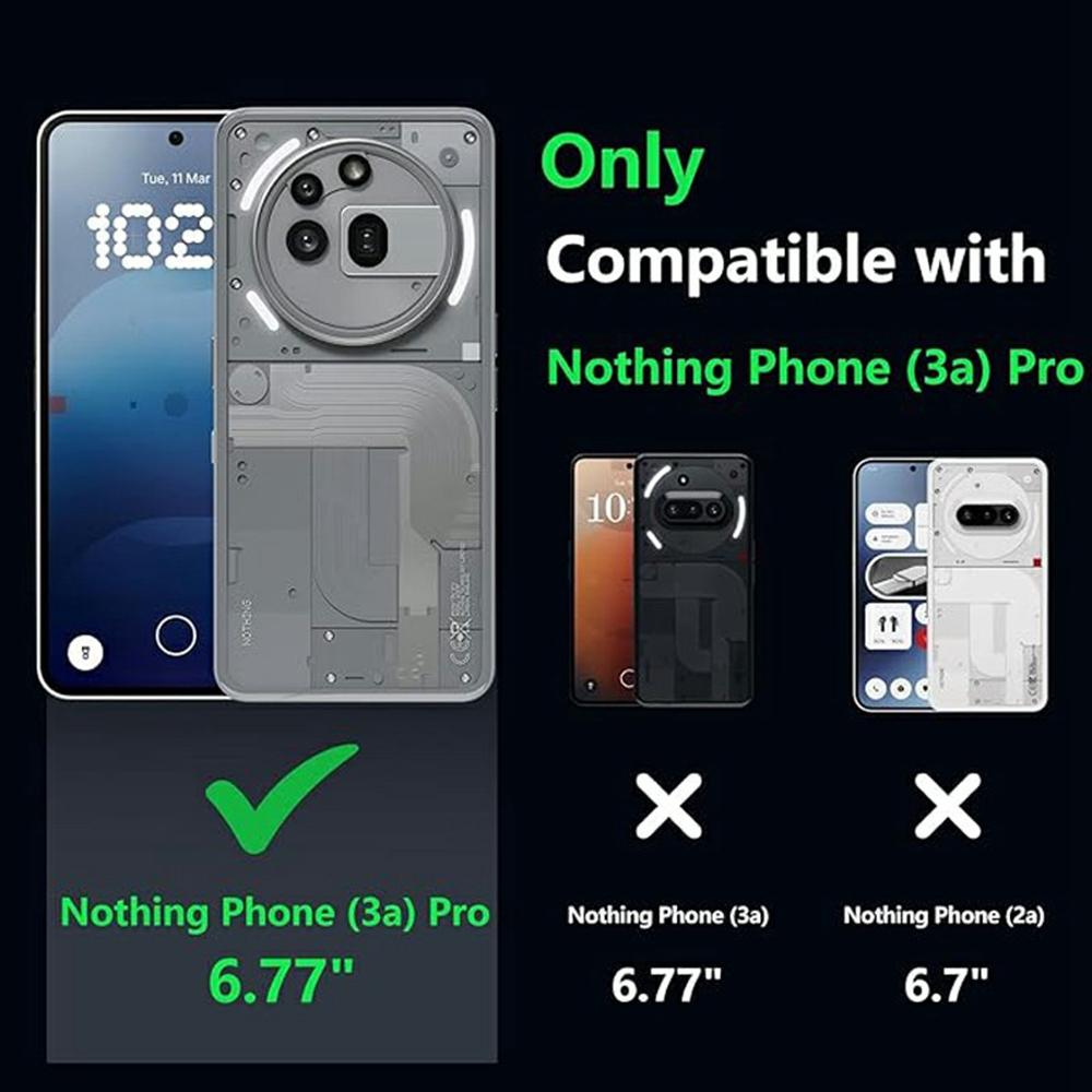 For Nothing Phone (3a) Pro Magnetic Case Compatible with MagSafe Transparent TPU Anti Drop Phone Cover Type A
For Nothing Phone (3a) Pro Magnetic Case Compatible with MagSafe Transparent TPU Anti Drop Phone Cover Type A