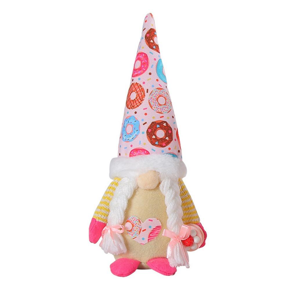 Cute Elderly Dwarf Doll Cartoon Christmas Ornaments Creative Faceless Donut Doll Window Style 2
Cute Elderly Dwarf Doll Cartoon Christmas Ornaments Creative Faceless Donut Doll Window Style 2