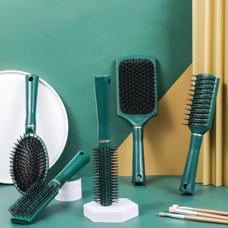 Dark Green Elastic Paint Airbag Massage Comb with Negative Ions for Smooth and Curly Hair
Dark Green Elastic Paint Airbag Massage Comb with Negative Ions for Smooth and Curly Hair