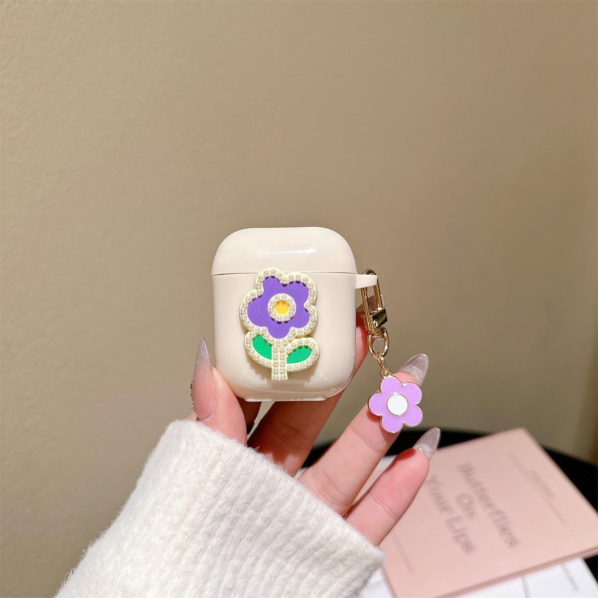 For AirPods with Charging Case (2016)/(2019)/AirPods with Wireless Charging Case (2019) TPU Cover with Pendant Earphone Case Pink Green Flower
For AirPods with Charging Case (2016)/(2019)/AirPods with Wireless Charging Case (2019) TPU Cover with Pendant Earphone Case Pink Green Flower