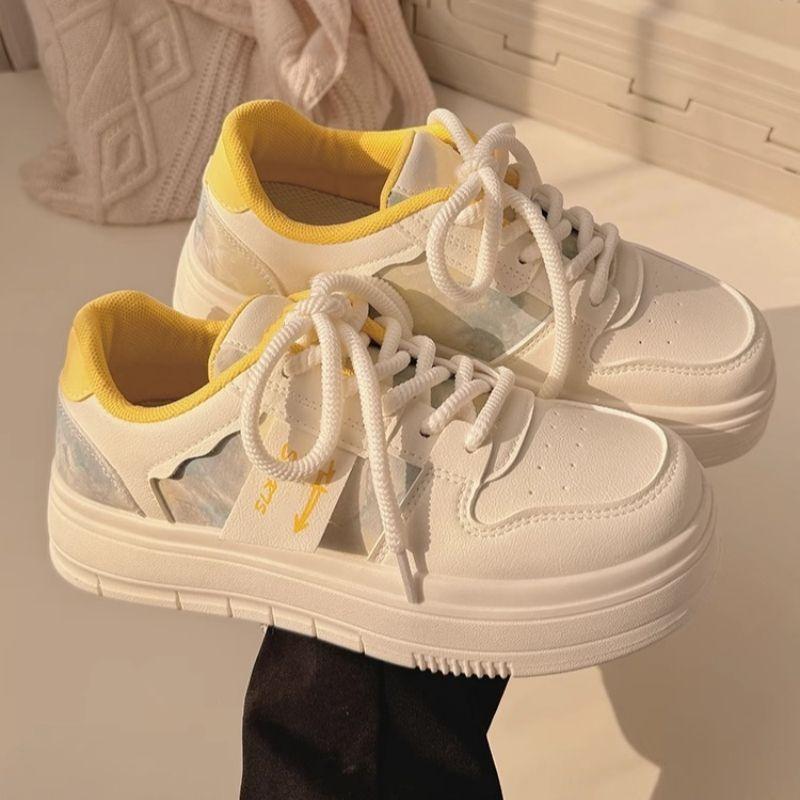 Туфли на платформе в стиле кампуса, оригинальные белые туфли, весна 2025, повседневные универсальные туфли для женщин 35
Туфли на платформе в стиле кампуса, оригинальные белые туфли, весна 2025, повседневные универсальные туфли для женщин 35