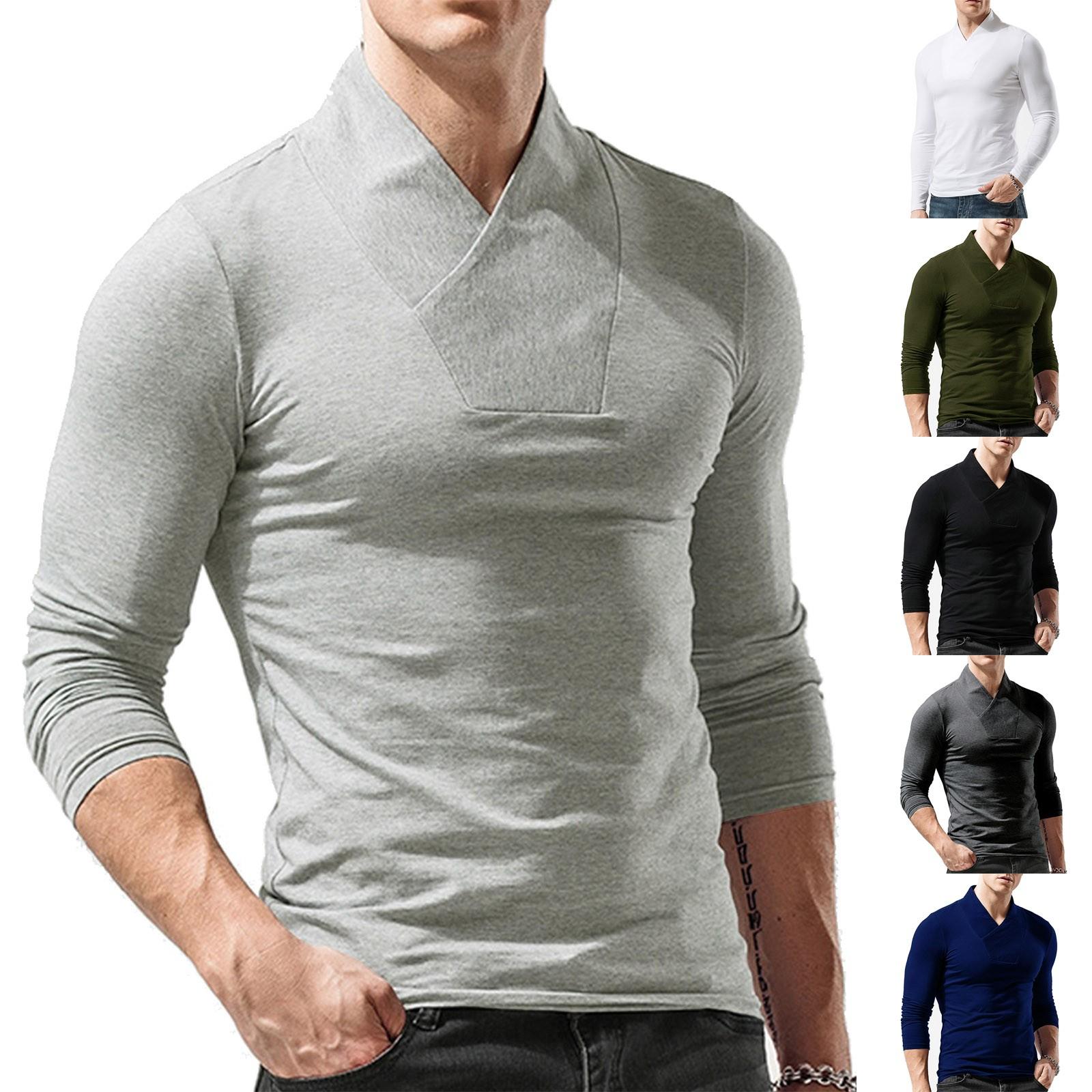European And American Men s Long Sleeve V-neck T-shirt Men s Bottoming Shirt Men s T-shirt M белый
European And American Men s Long Sleeve V-neck T-shirt Men s Bottoming Shirt Men s T-shirt M белый