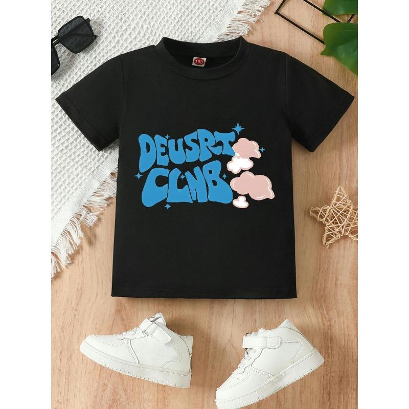 European sizes This Trendy And Comfortable Short-Sleeve T-Shirt for Girls Has Cloud Motifs, English Lettering, And Minimalist Distorted Text Designs 98cm чёрный
European sizes This Trendy And Comfortable Short-Sleeve T-Shirt for Girls Has Cloud Motifs, English Lettering, And Minimalist Distorted Text Designs 98cm чёрный