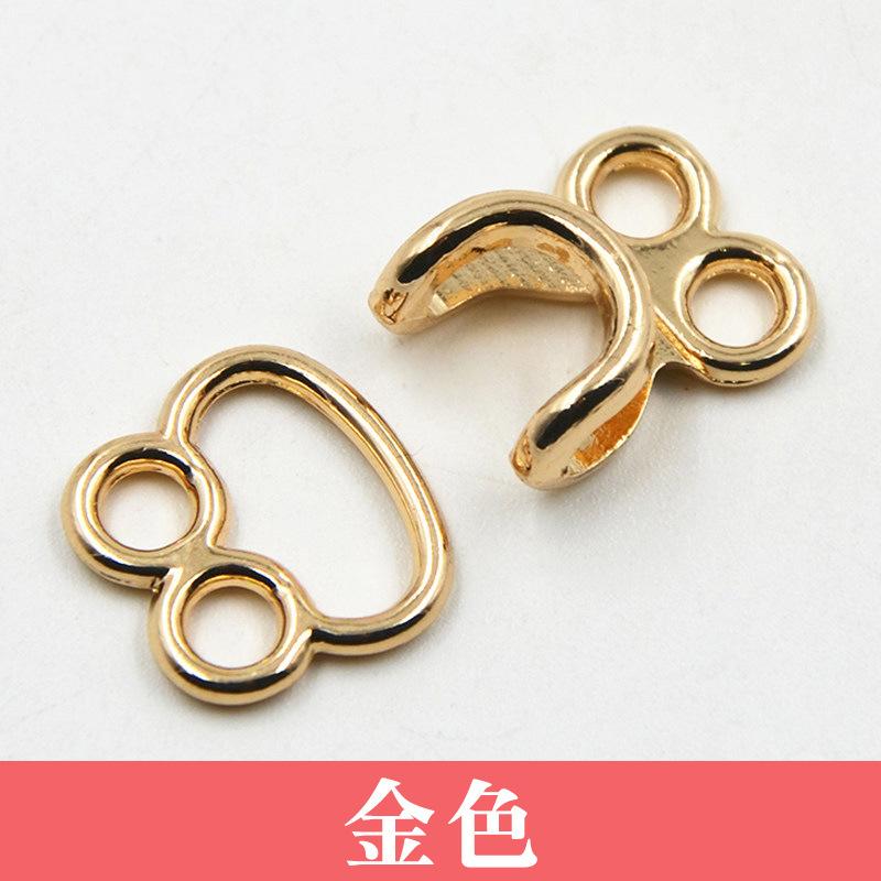 10 шт. высококачественного металлического норкового плаща с невидимым воротником на крючках и пуговицах, пряжка из меха, скрытая пряжка, подвесная пряжка Gold * Small
10 шт. высококачественного металлического норкового плаща с невидимым воротником на крючках и пуговицах, пряжка из меха, скрытая пряжка, подвесная пряжка Gold * Small