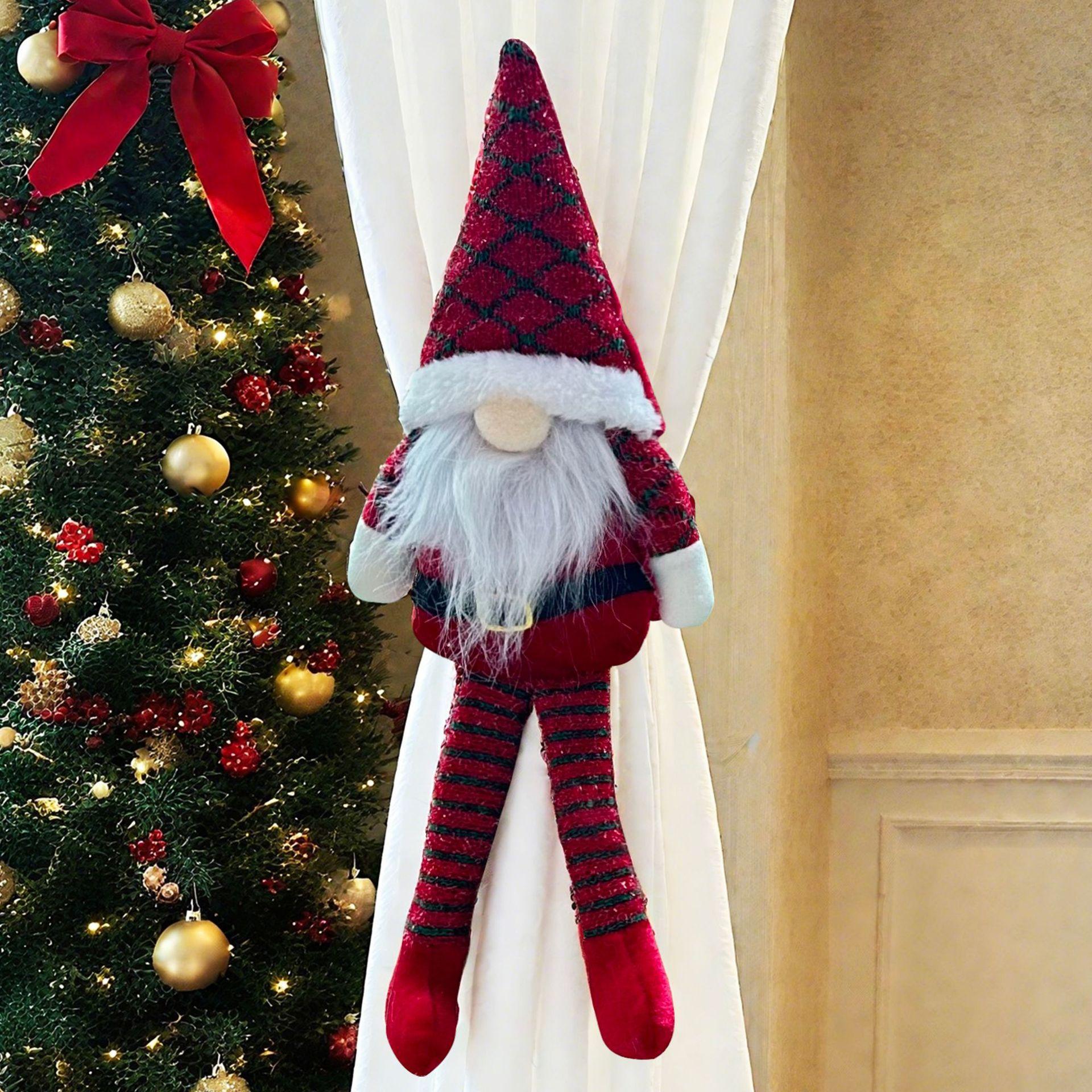 1pc Christmas Curtain Decoration,Tie-Back Curtain Hook,Festive Ornament for Windows,Doors & Trees –Classic Faceless Gnome Design
1pc Christmas Curtain Decoration,Tie-Back Curtain Hook,Festive Ornament for Windows,Doors & Trees –Classic Faceless Gnome Design