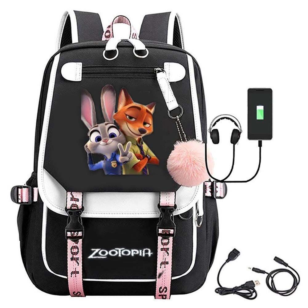 Cute Jody Nick from Zootopia, large capacity backpack, anime-themed student backpack school bag 0204 KTB 46*16*29cm
Cute Jody Nick from Zootopia, large capacity backpack, anime-themed student backpack school bag 0204 KTB 46*16*29cm
