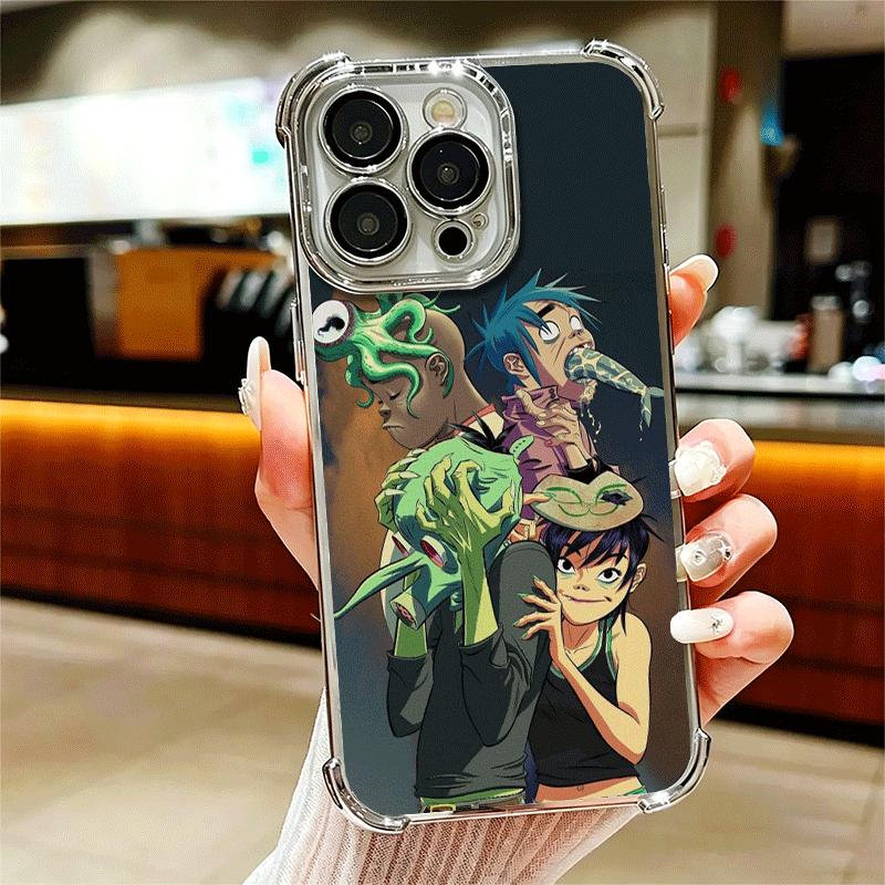 G-Gorillaz Anime Soft Phone Case For iPhone 15 16 17 Air 14 Pro Max 16E Plus 13 12 Mini Plating Anti-Fall Fundas iPhone 14
G-Gorillaz Anime Soft Phone Case For iPhone 15 16 17 Air 14 Pro Max 16E Plus 13 12 Mini Plating Anti-Fall Fundas iPhone 14