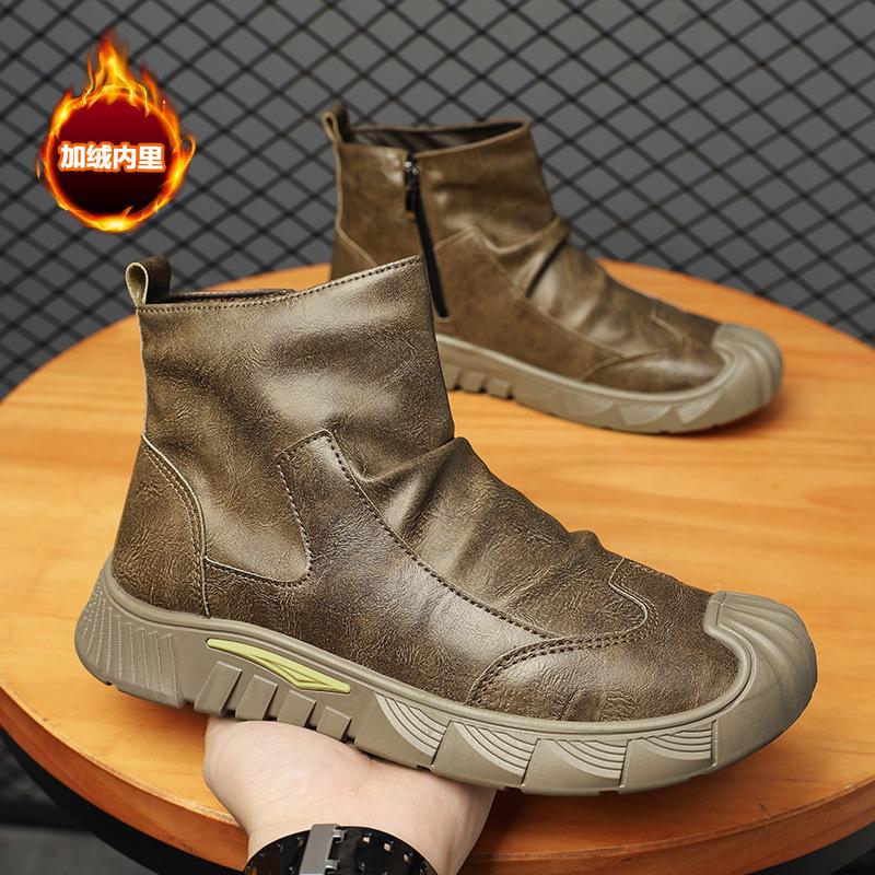 Labor insurance men s shoes winter work non-slip and wear-resistant casual versatile outdoor work waterproof tooling Martin boots 39
Labor insurance men s shoes winter work non-slip and wear-resistant casual versatile outdoor work waterproof tooling Martin boots 39