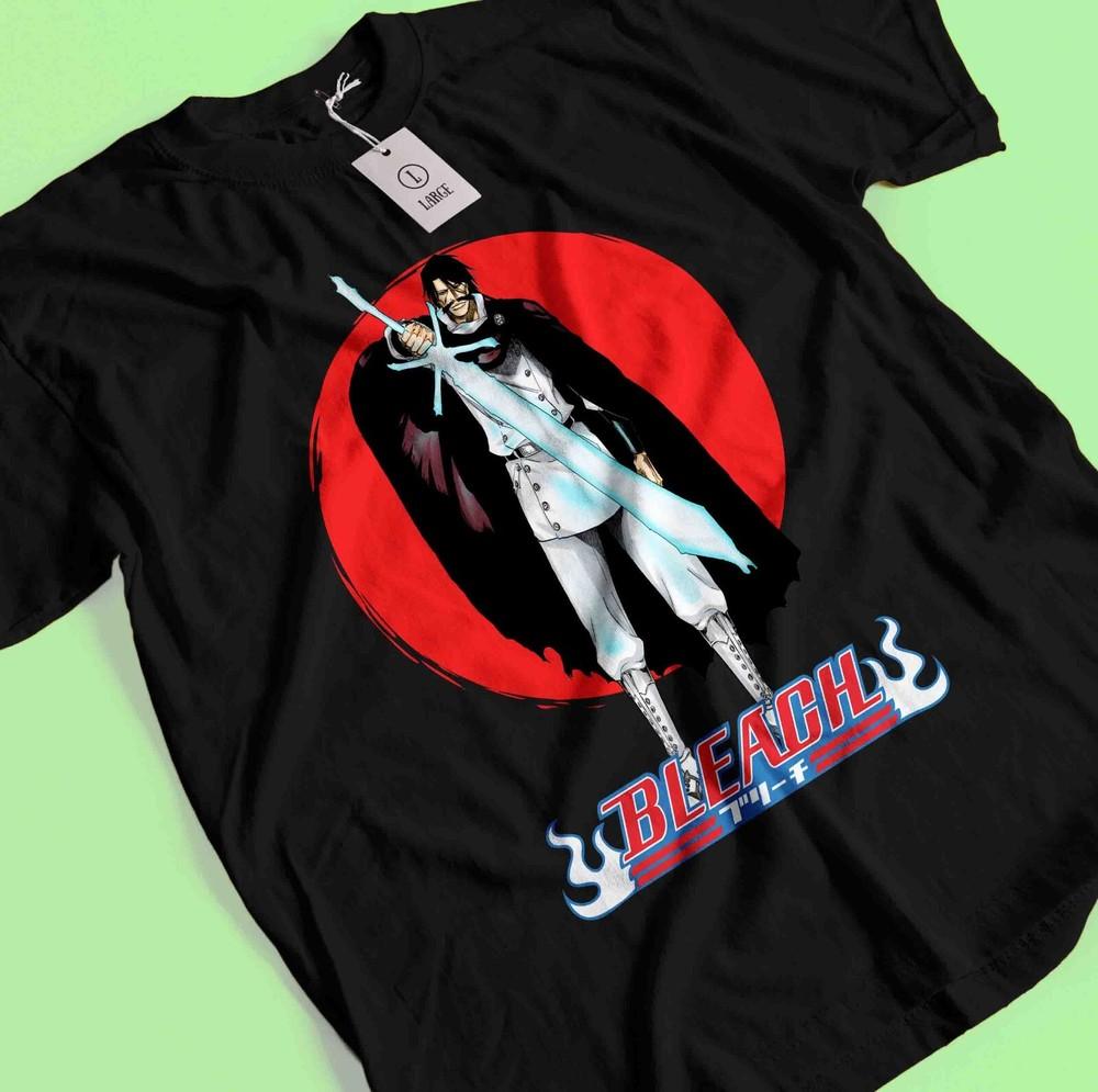 Yhwach Shirt Bleach Anime Tshirt Ichigo Bankai T-Shirt Aizen Zaraki Kenpachi Tee 4XL
Yhwach Shirt Bleach Anime Tshirt Ichigo Bankai T-Shirt Aizen Zaraki Kenpachi Tee 4XL