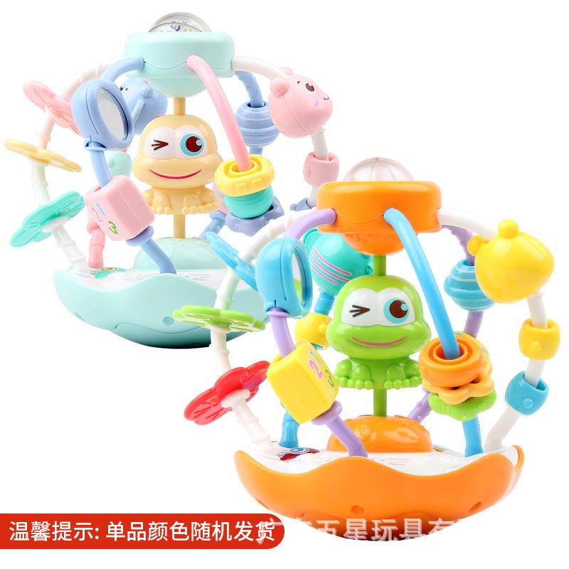 Мяч-царапка в виде лягушки в виде пяти звезд Многофункциональная музыкальная история с огнями вокруг бусин Детская погремушка-головоломка Игрушка для раннего развития оранжевый
Мяч-царапка в виде лягушки в виде пяти звезд Многофункциональная музыкальная история с огнями вокруг бусин Детская погремушка-головоломка Игрушка для раннего развития оранжевый