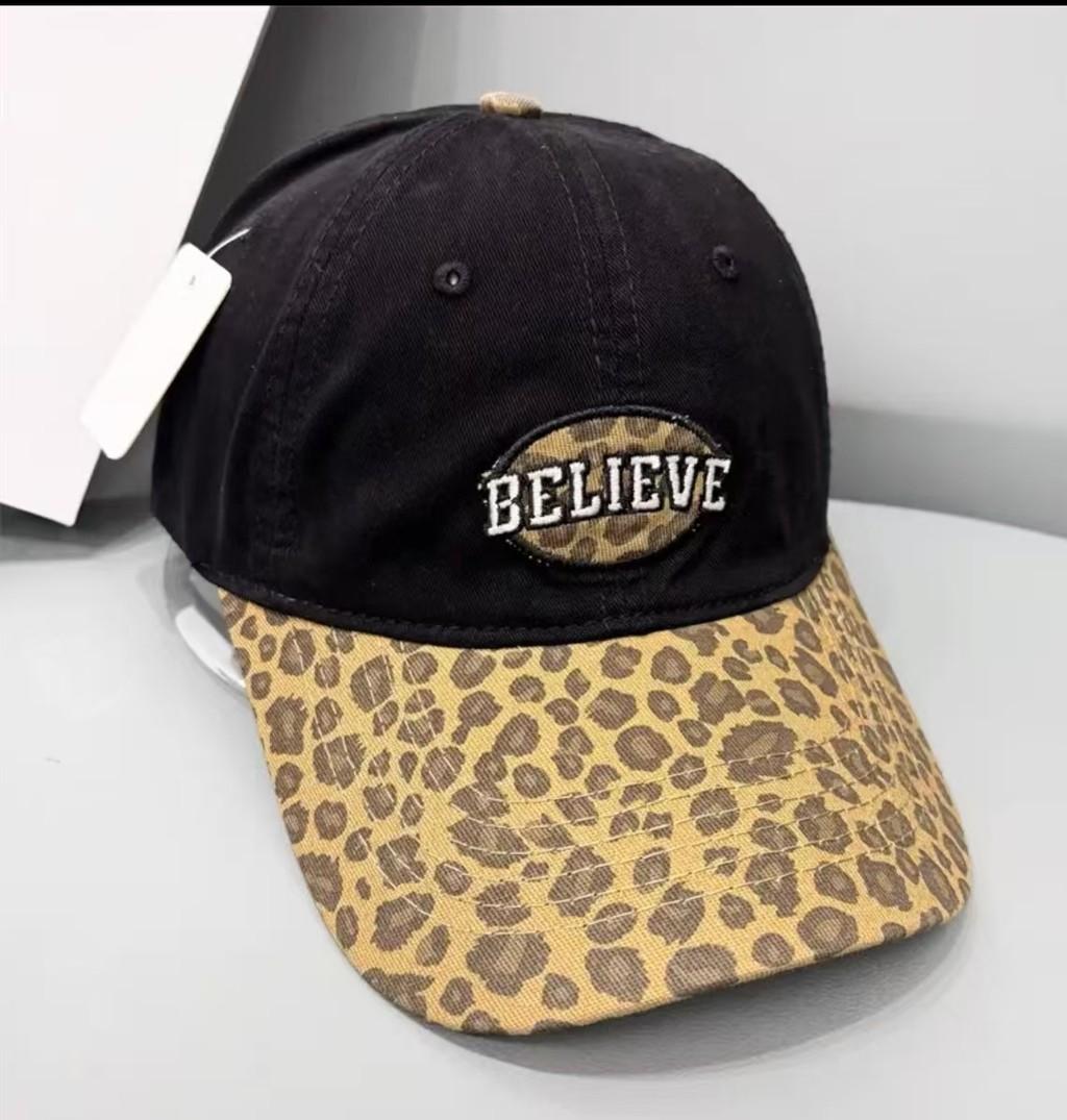 Believe Leopard Print Baseball Cap With Embroidered Letters For Casual Women Black
Believe Leopard Print Baseball Cap With Embroidered Letters For Casual Women Black