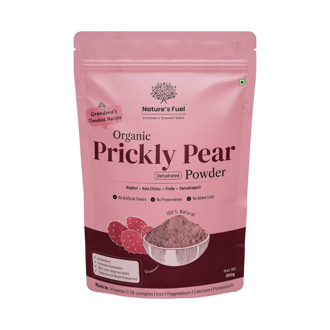 Nature s Fuel Prickly Pear Powder Pure Natural Real Fruit Powders Weight Management | 300gm 0.66lbs
Nature s Fuel Prickly Pear Powder Pure Natural Real Fruit Powders Weight Management | 300gm 0.66lbs