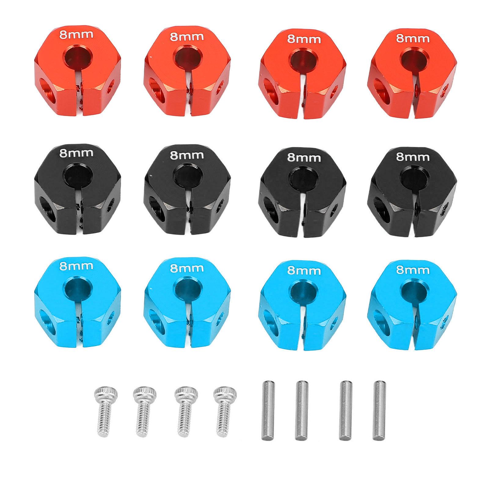 Hex Wheel Hub Adapter 8MM Thickness Aluminum Alloy Long Lasting 4.0mm Hole for SCX10 CC01 WRAITH 900 Red
Hex Wheel Hub Adapter 8MM Thickness Aluminum Alloy Long Lasting 4.0mm Hole for SCX10 CC01 WRAITH 900 Red