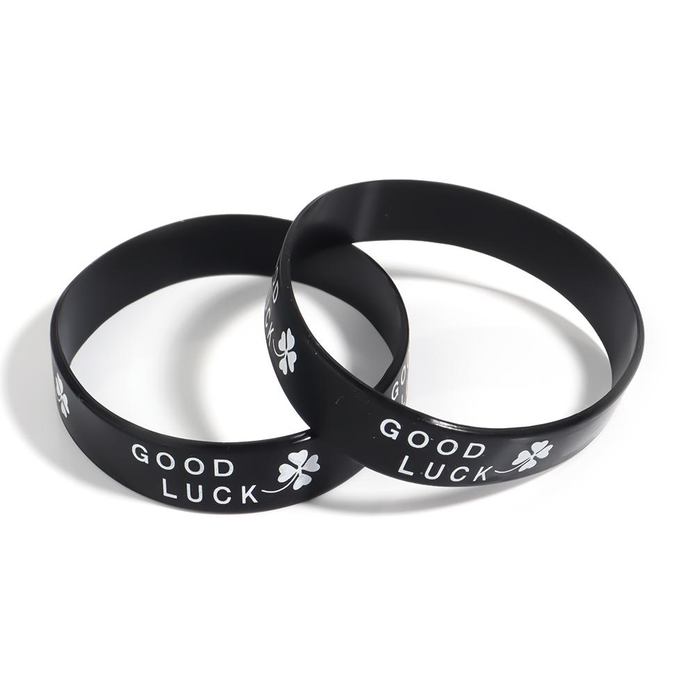 6Pcs/Lot 18cm Silicone Bracelet Good Luck Letters Printed Colorful Sports Bracelet Diy Men Women Band Gift Ornaments чёрный
6Pcs/Lot 18cm Silicone Bracelet Good Luck Letters Printed Colorful Sports Bracelet Diy Men Women Band Gift Ornaments чёрный