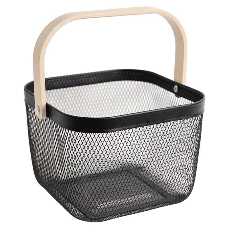 SHGO-Metal Mesh Harvest Basket,With Handle Multi-Function For-For Gathering Storage Organizer For Kitchen, Garden Fruits, Vegeta чёрный
SHGO-Metal Mesh Harvest Basket,With Handle Multi-Function For-For Gathering Storage Organizer For Kitchen, Garden Fruits, Vegeta чёрный